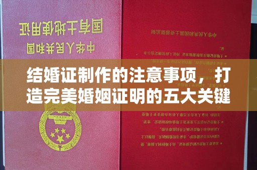 平遥结婚证制作的注意事项，打造完美婚姻证明的五大关键点