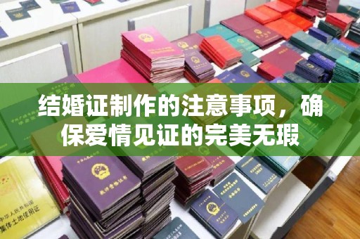 平遥结婚证制作的注意事项，确保爱情见证的完美无瑕