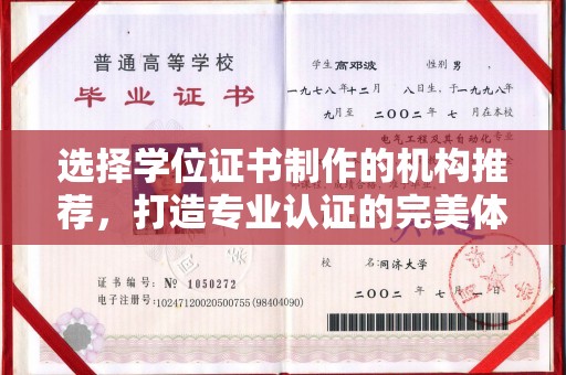 平遥选择学位证书制作的机构推荐，打造专业认证的完美体验