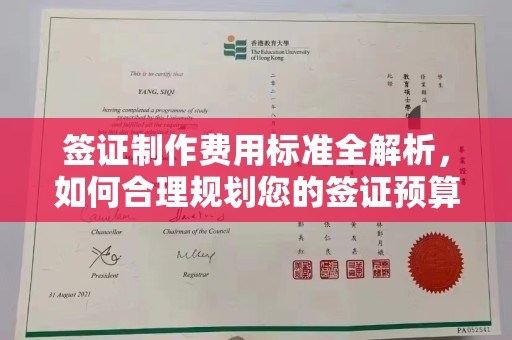 平遥签证制作费用标准全解析，如何合理规划您的签证预算？